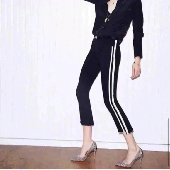 MOTHER insider step crop fray jeans Guilty Racer - Picture 2 of 9